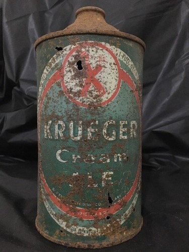 Krueger cream ale can and - krueger, ale,