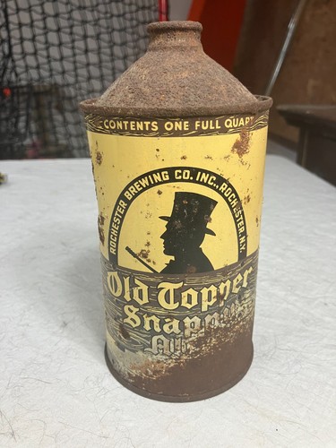Old topper snappy ale quart - old,